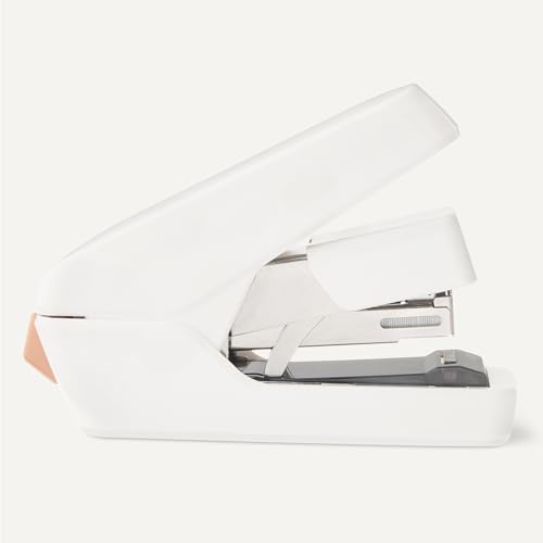 Eco-Friendly Basics Office Heavy Duty Stapler, Flat Clinch, Effortless, Kit