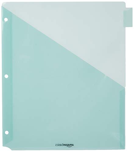 Modern Basics Tab Dividers for 3 Ring Binder, Two Pocket, Letter Set
