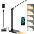 Modern LED Desk Lamp with USB Ports,Touch Desk Lamps for
